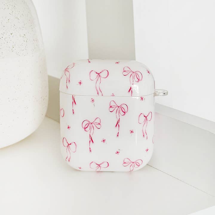 Airpods Case - Dainty Bows for wholesale by Coconut Lane