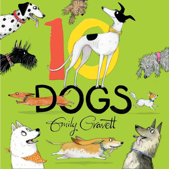 10 Dogs by Emily Gravett for wholesale by Hachette Book Group
