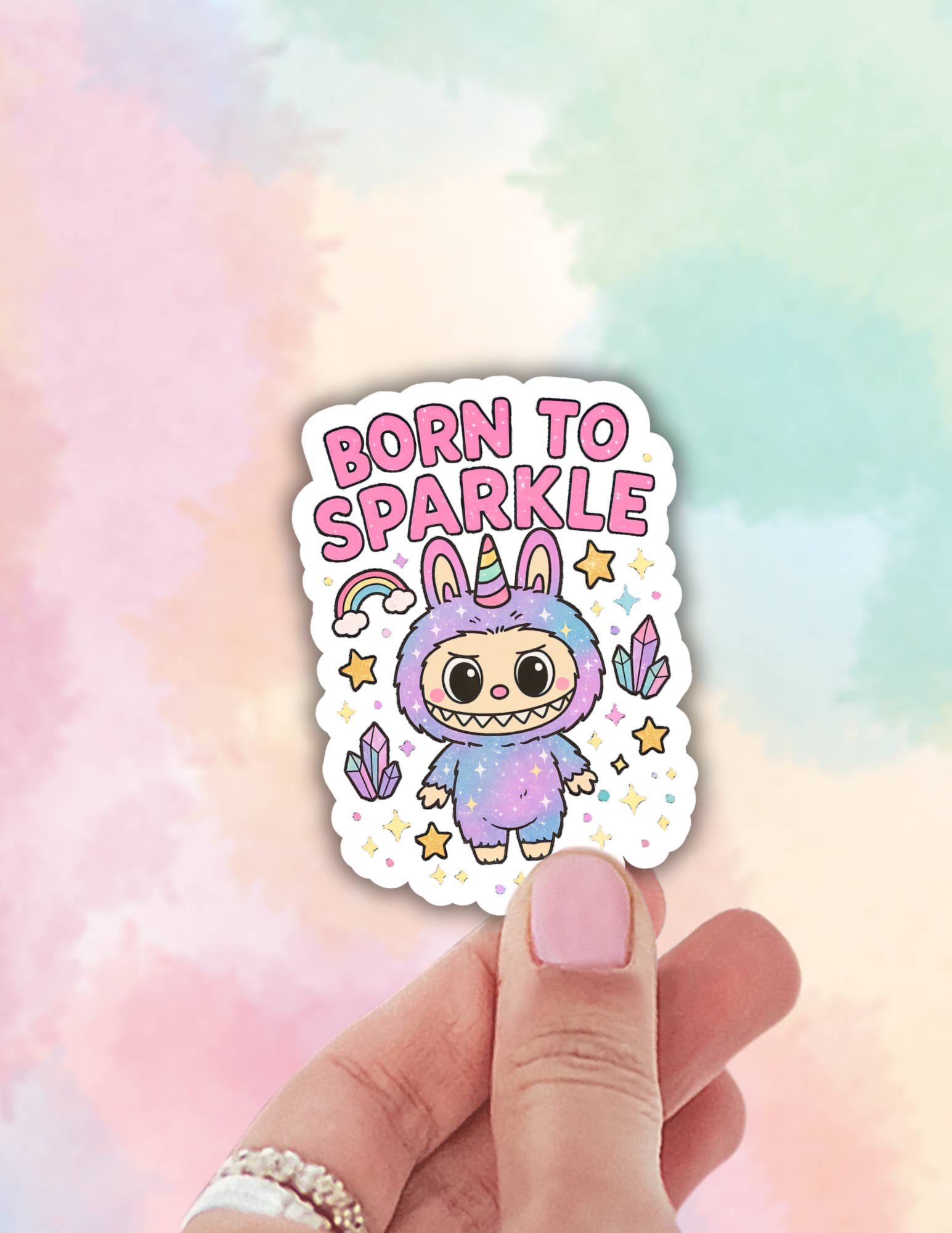 Lalatina Shop - Wholesale Sticker - Cute monster sticker, kawaii unicorn decal for laptop