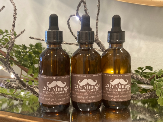 Bare Natural Soap Co – Engroshandel Skægstyling – 207 Vintage økologisk skægolie | Naturlig skægolie1