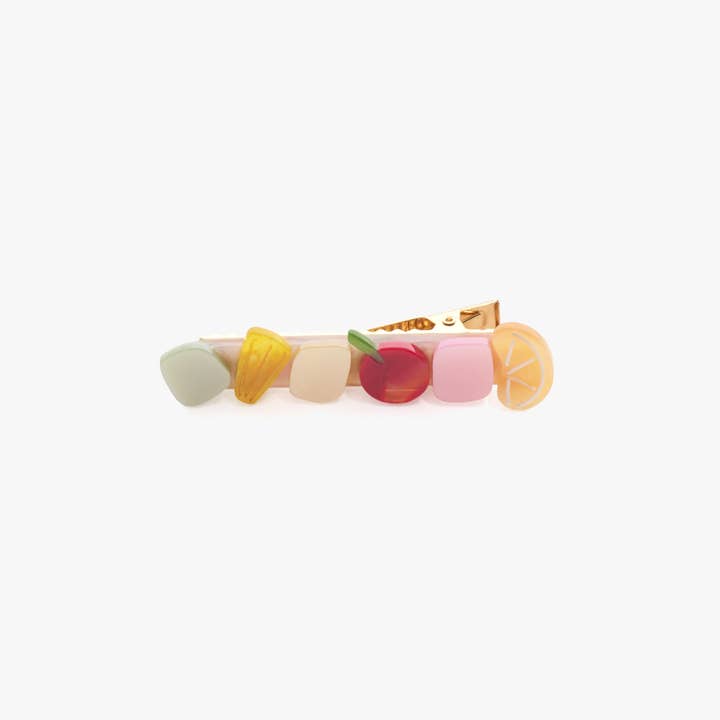 WINONA IRENE - Wholesale Hair clip – Women’s - Ambrosia Fruit Salad Alligator Acetate Hair Clip Accessory1