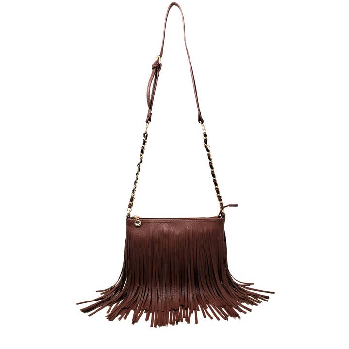 MiMi Wholesale - Wholesale Crossbody Bag - Women's - E031 Samantha Fringe Crossbody Bag11