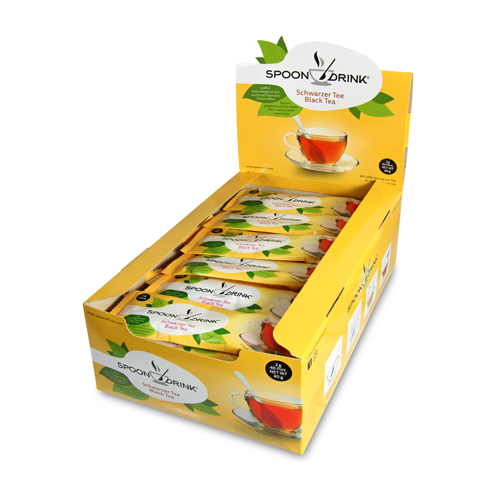 Spoondrink - Vente Sachets de thé - Spoondrink thé noir, boîte de 40 sachets2