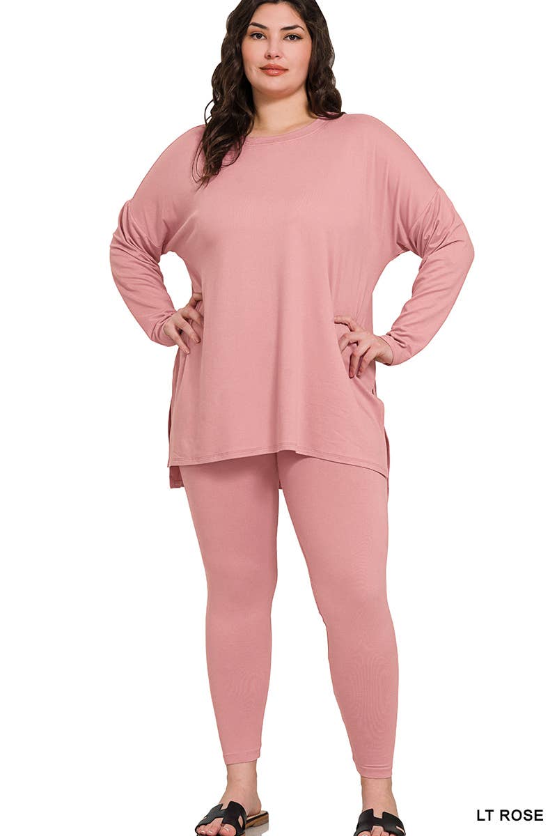 42POPS - Vente Ensemble de vêtements d'intérieur – femme - ".._ Ensemble de détente en microfibre Plus16