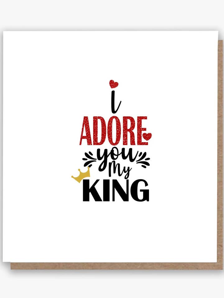 Ich verehre dich meine Königskarte 👑❤️ für den Großhandel von All Shades