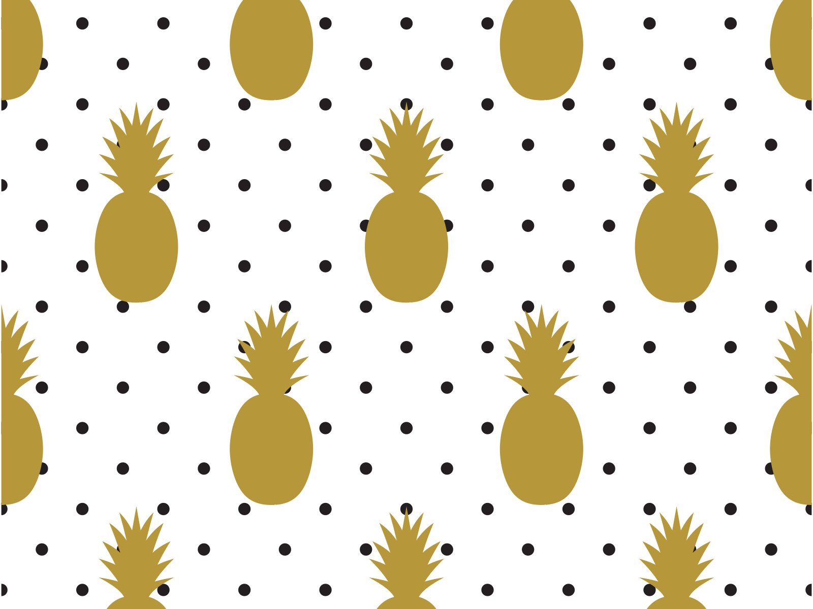 Le Grand Cirque - Vente Papier peint - Papier peint adhésif vinyle ANANAS 60x255cm2