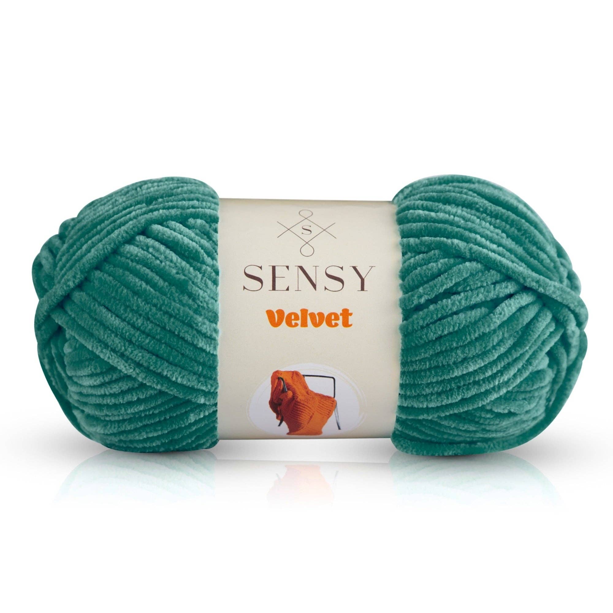 Sensy - Wholesale Yarn - Sensy Velvet Yarn, Blanket Yarn, 3.5 oz, 132 Yards, Gauge 5 Bulky28