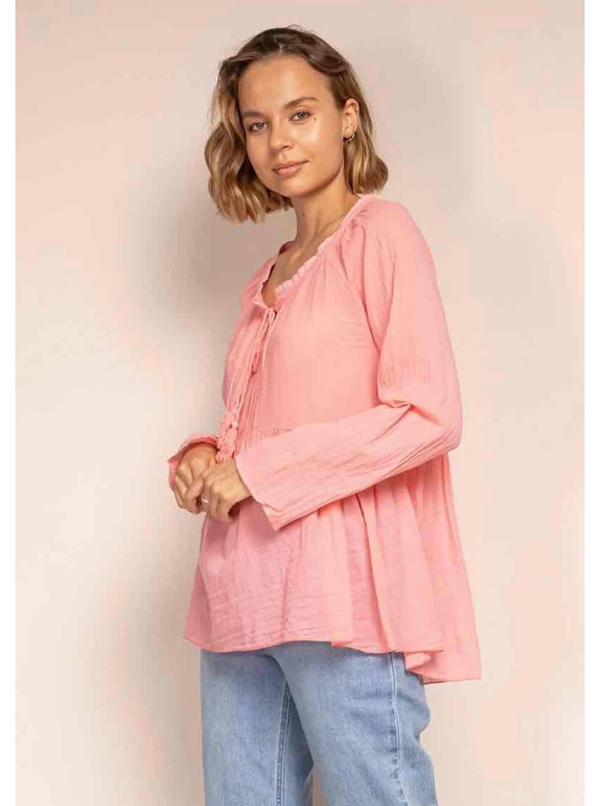 LINEN & COTTON HOUSE - Wholesale Blouse - Women's - 10074 SPRINT SUMMER CLOTHING COTTON BLOUSE32