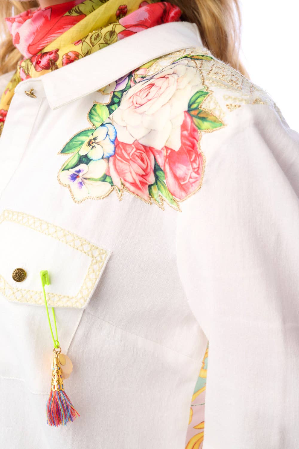 White Marcella Shirt for wholesale on Faire3