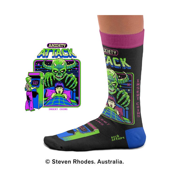 Sock Affairs - Wholesale Socks - Unisex - Anxiety Attack Socks1