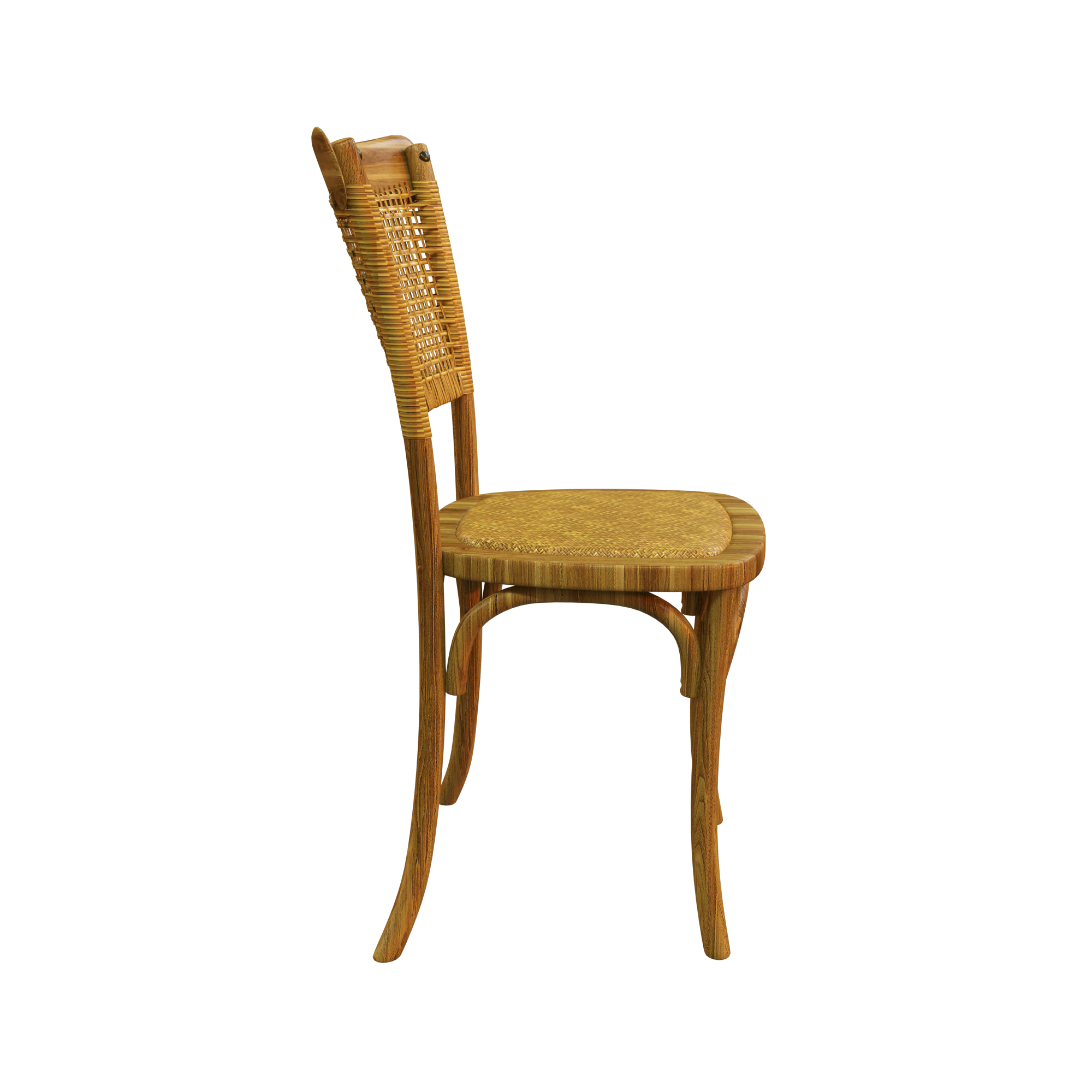 Acacia Home - Wholesale Chair - Cherry Cane Back Dining Chairs-Dark Honey2