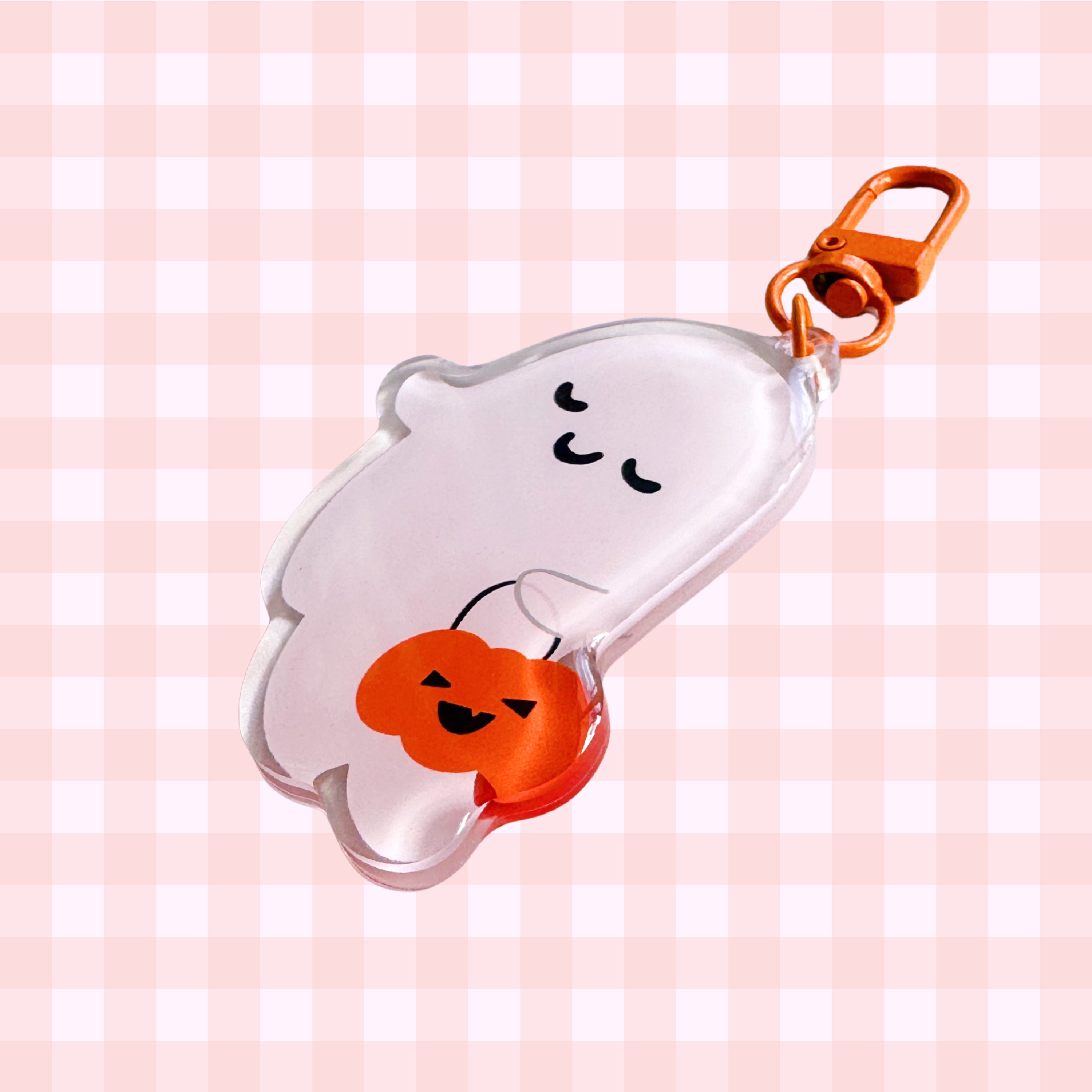The Happy Badger – wholesale Keychain – Unisex – Halloween Ghost Keyring | Acrylic Key Chain | Cute & Spooky2