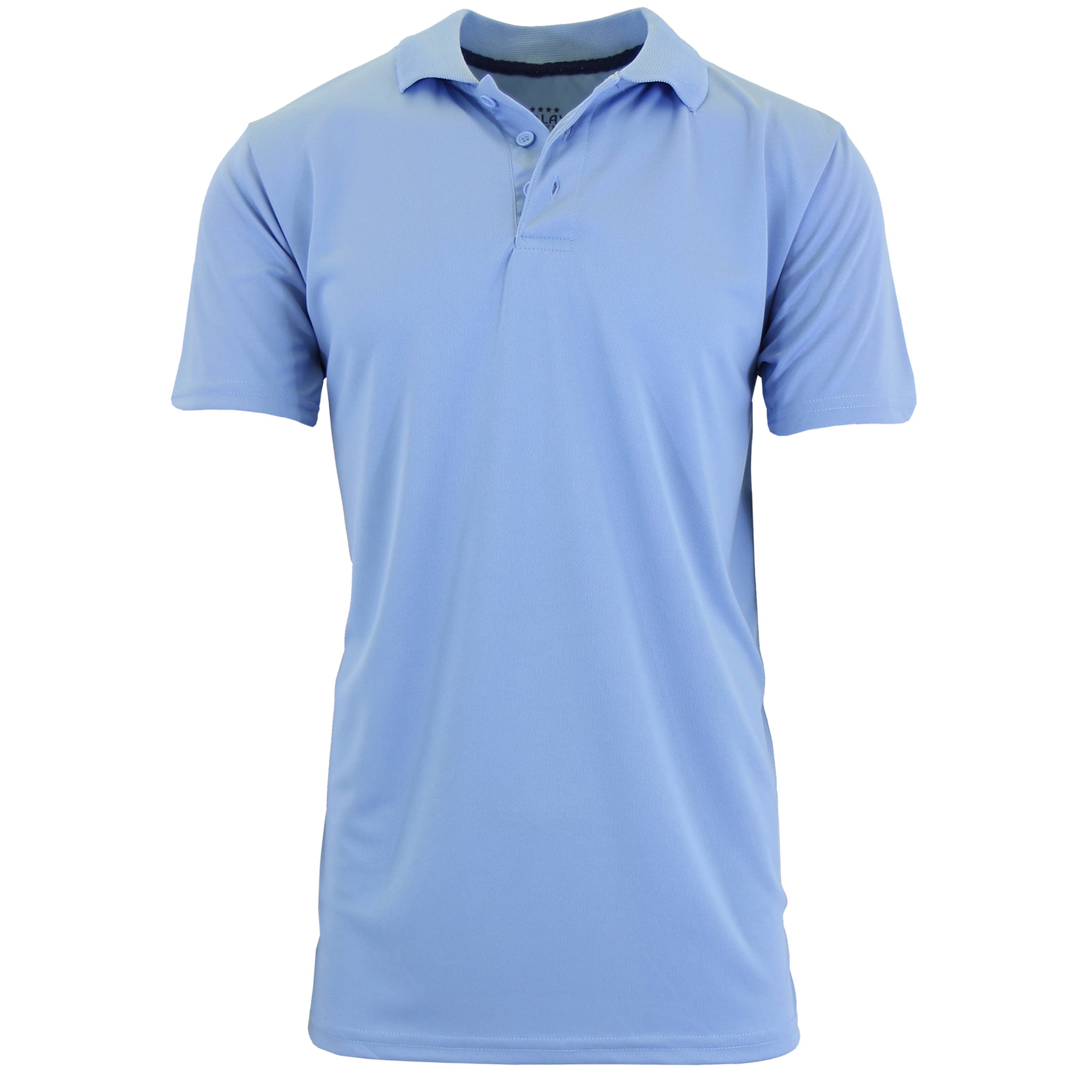 Galaxy By Harvic - Wholesale Polo - Men's - Men's Moisture Wicking Polo Shirt2