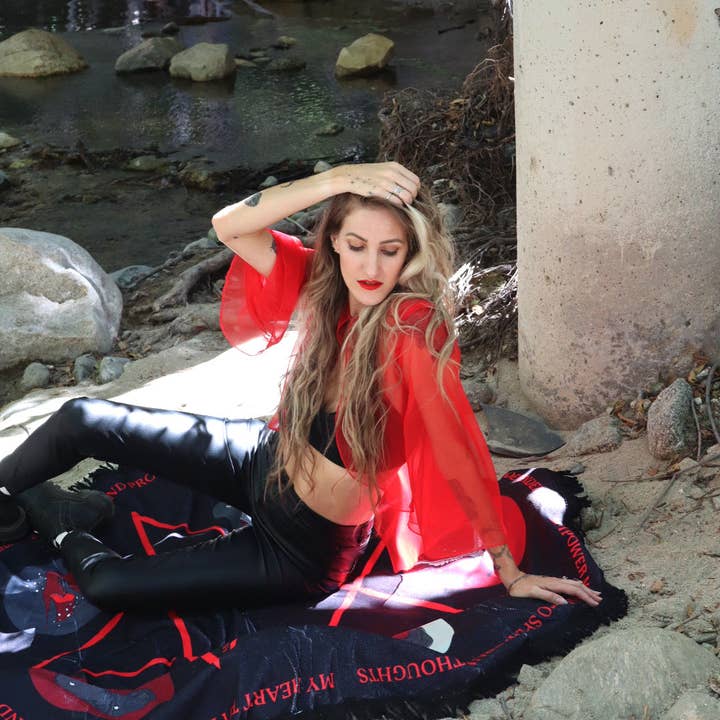 Lady Moon Co.® - Wholesale Beach Towel - Lilith Traveling Spell Space5