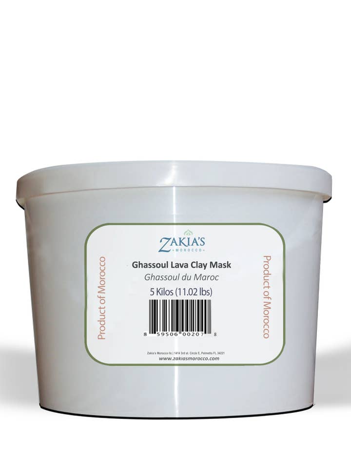 Ghassoul Clay Mask _Lavender_ BackBar - 5 Kilo for wholesale by Zakia's Morocco