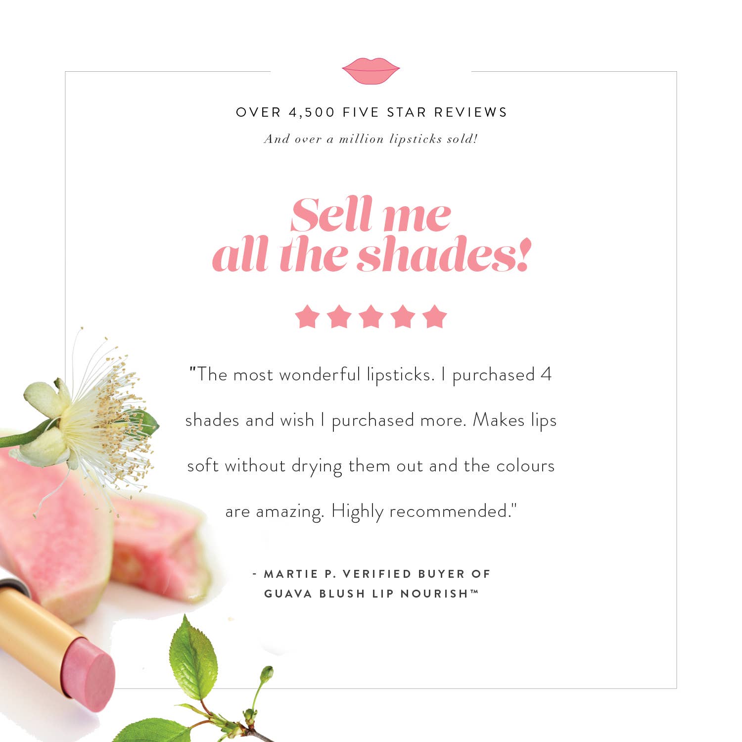 LÜK BEAUTIFOOD [🇦🇺 AUS + USA🇺🇸] - Wholesale Lipstick - Lip Nourish™ Sheer Lipstick - Pink Juniper7