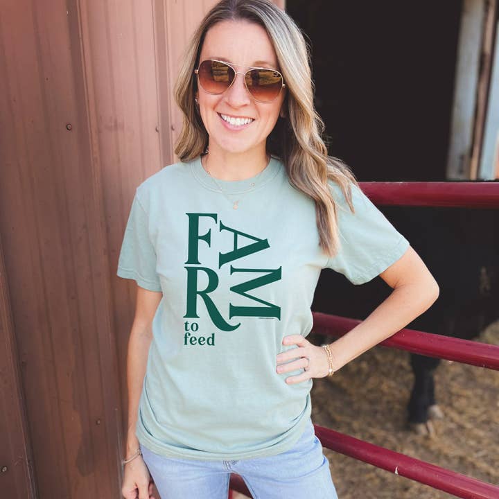 FARM TO FEED - Graphic Tee for wholesale by Lemon Lorraine's LLC