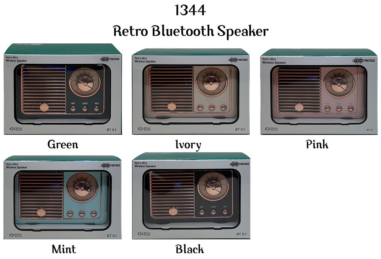 Tech Trendz - Wholesale Speakers - Vintage Bluetooth Speaker7