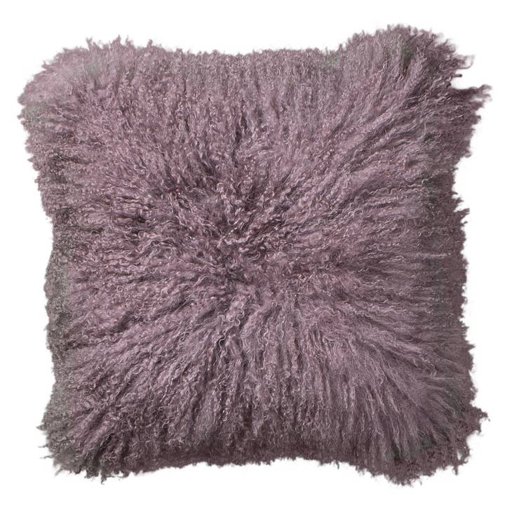Van Buren - Wholesale Throw/Decorative Pillow - Tibetan sheepskin cushion 45x45cm | 14 colors