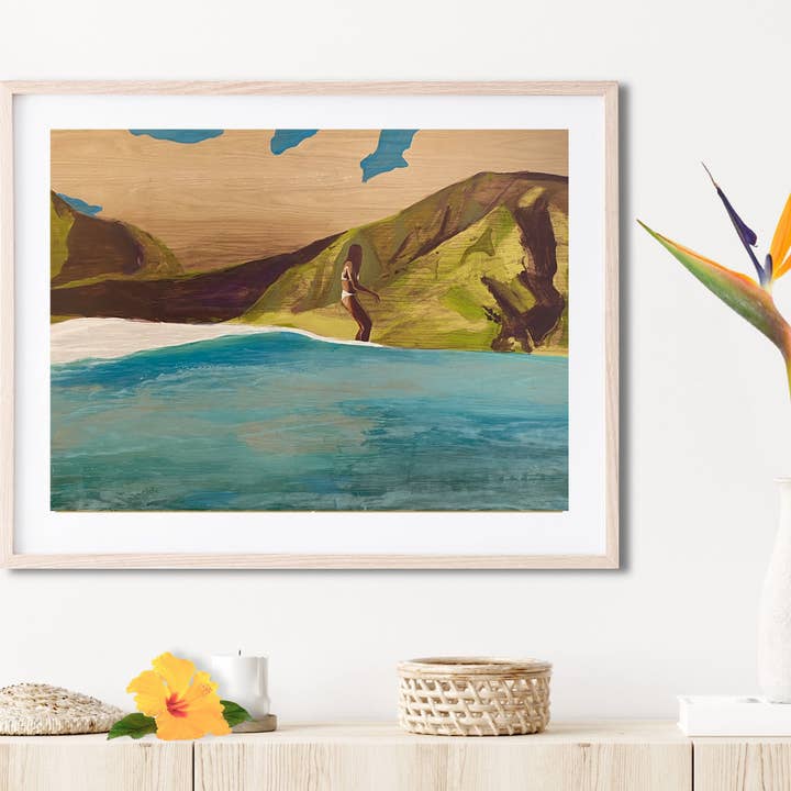 Launiupoko Indrammet Print for engroshandel hos Paradise Now Hawaiʻi