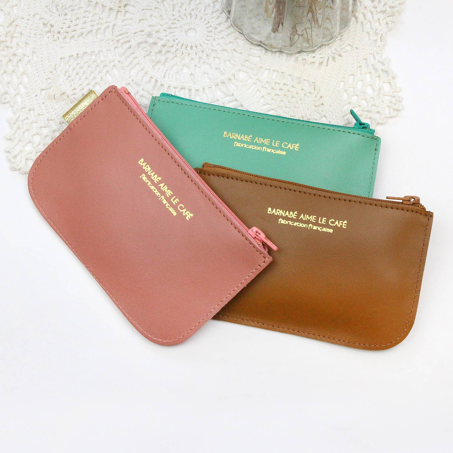 BARNABÉ AIME LE CAFÉ – wholesale Coin purse – Women’s – Women's leather wallet1
