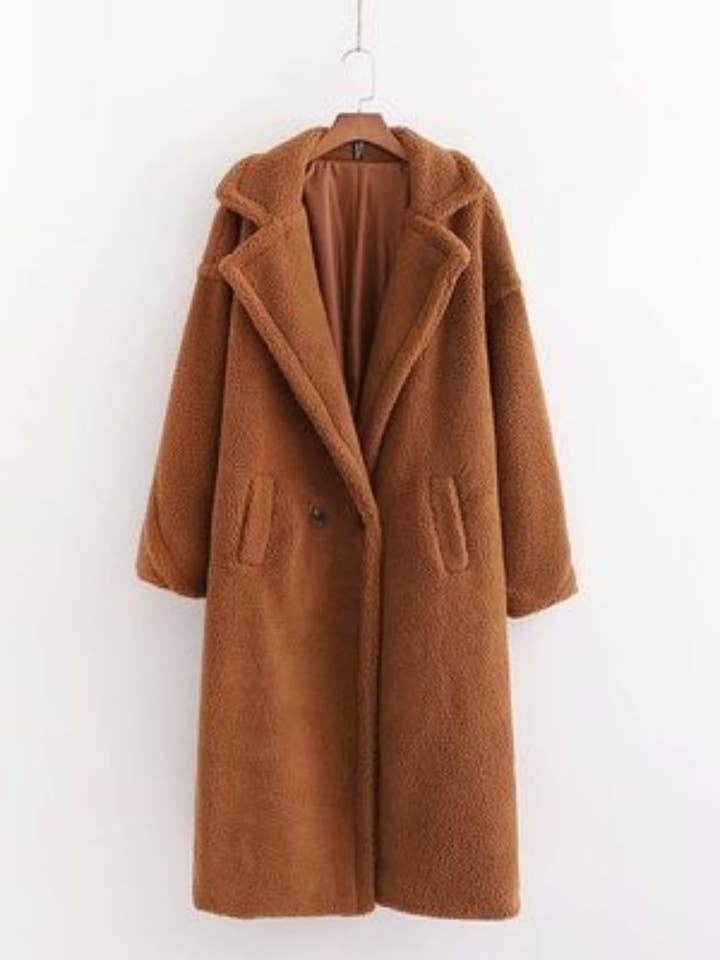 safistyle - Wholesale Fur/Faux Fur Coat - Women's - Teddy Coat with Notched Lapels18