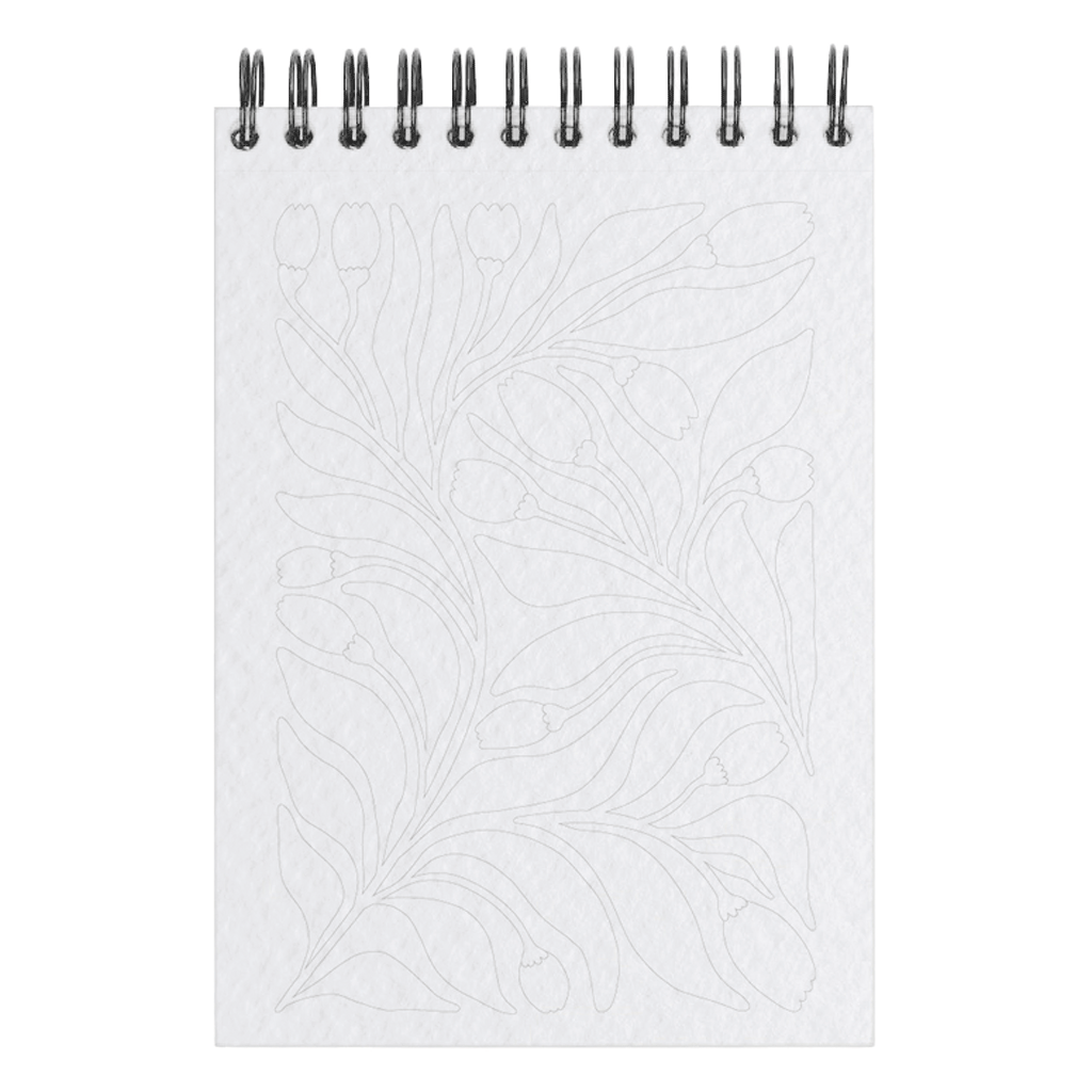 Maison Joliette - Wholesale Display Book - A6 Coloring Book - Floral #15