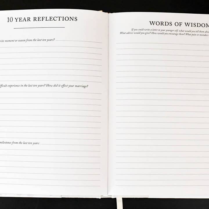 Duncan & Stone Paper Co. - Wholesale Journal/Diary - Anniversary Journal | Wedding Book | Gift for Wife or Spouse7