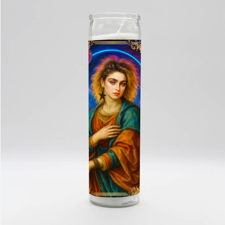 Saint Queen of Pop Renaissance Candle for wholesale by BOBBYK