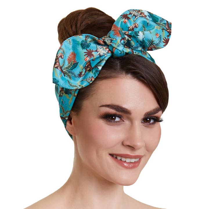 Quirky Headband in Dinosaur Print for wholesale by Dolly & Dotty