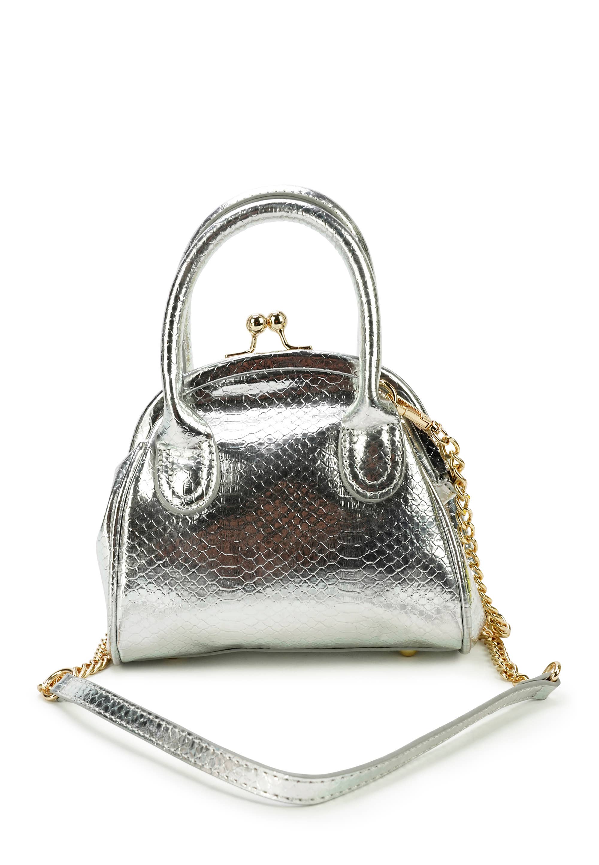 HJS - Wholesale Shoulder Bag - Women's - 'MARIPOSA' Crossbody Bag - Small Size with Snake Print9