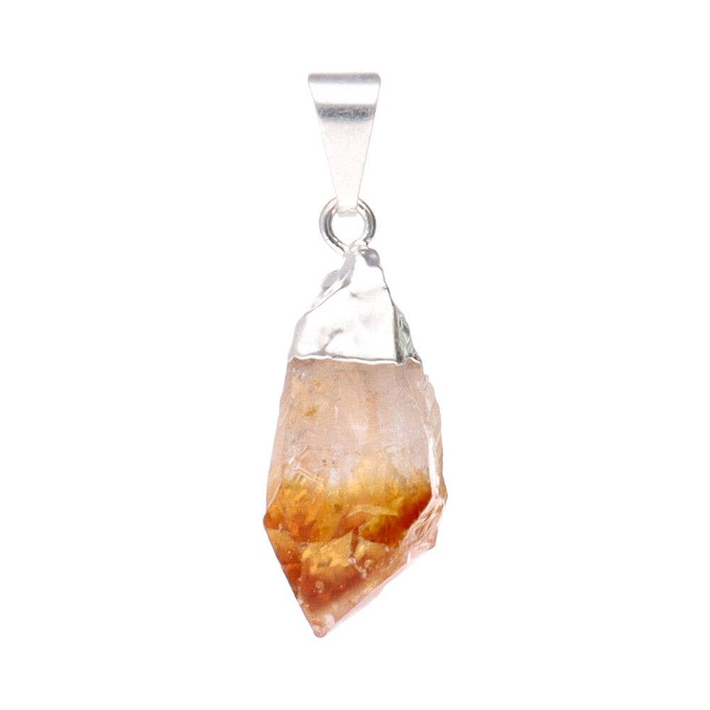 Vives de la Cortada S.L - Wholesale Individual Charm/Pendant - Heated rugged citrine tip pendant -BP-1