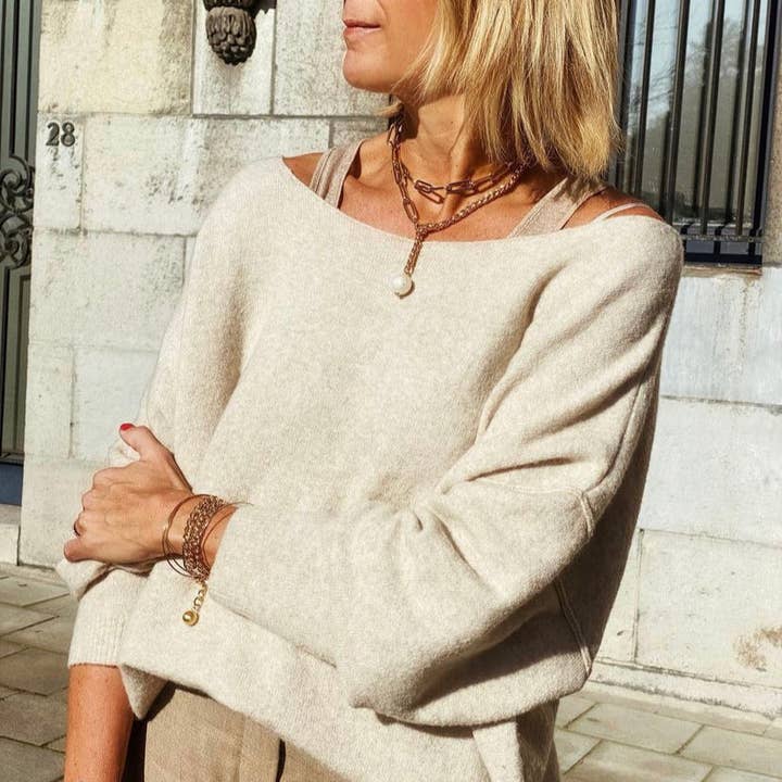 A.B. Paris - Wholesale Link & Chain Bracelet - Tressia / triple wrap necklace or bracelet6