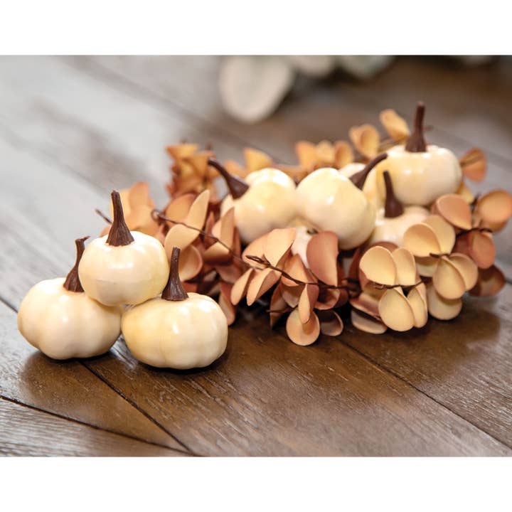 Col House Designs – Objeto de mesa decorativo por atacado – 10/Set, Mini Enchimentos de Tigela de Abóbora Creme2