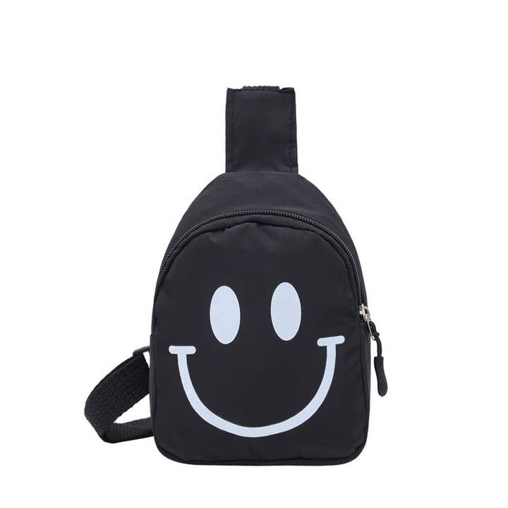WEST AUSSIE SUPPLIES - Wholesale Crossbody bag – kids - Bacio - Children's Smiley Face Crossbody Bag4