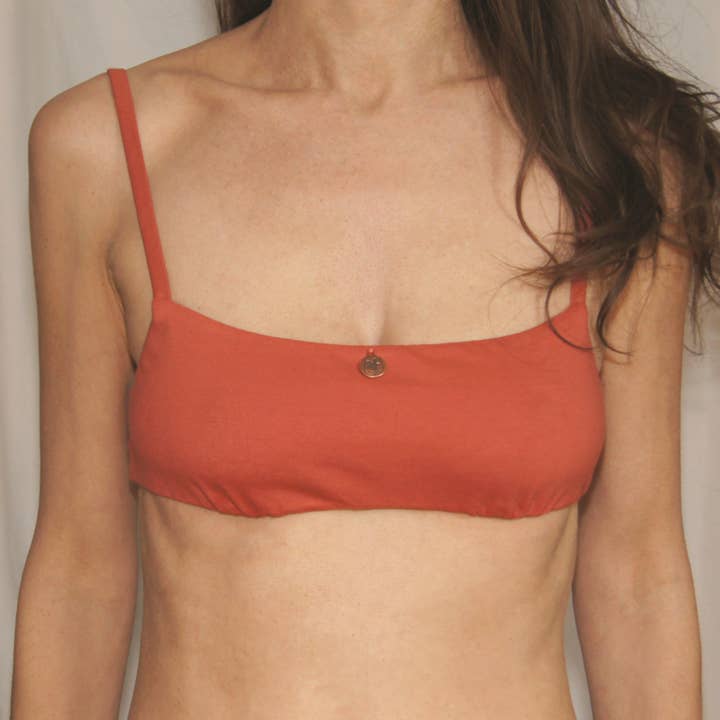 Organic Cotton And Ter Vegetable Dye Bra for wholesale by Natura Feel