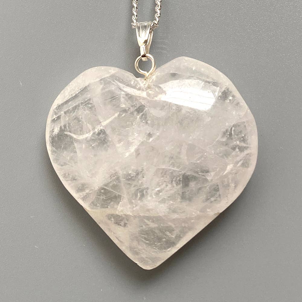 VIE - Vendita all'ingrosso Collana con ciondolo/pendaglio - Ciondolo cuore in cristallo, 3 cm1