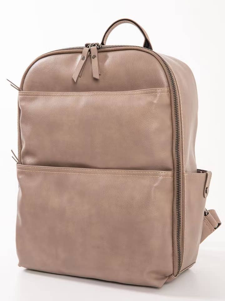 Tokyo | Vegan Backpack Sand for wholesale by ESMAY