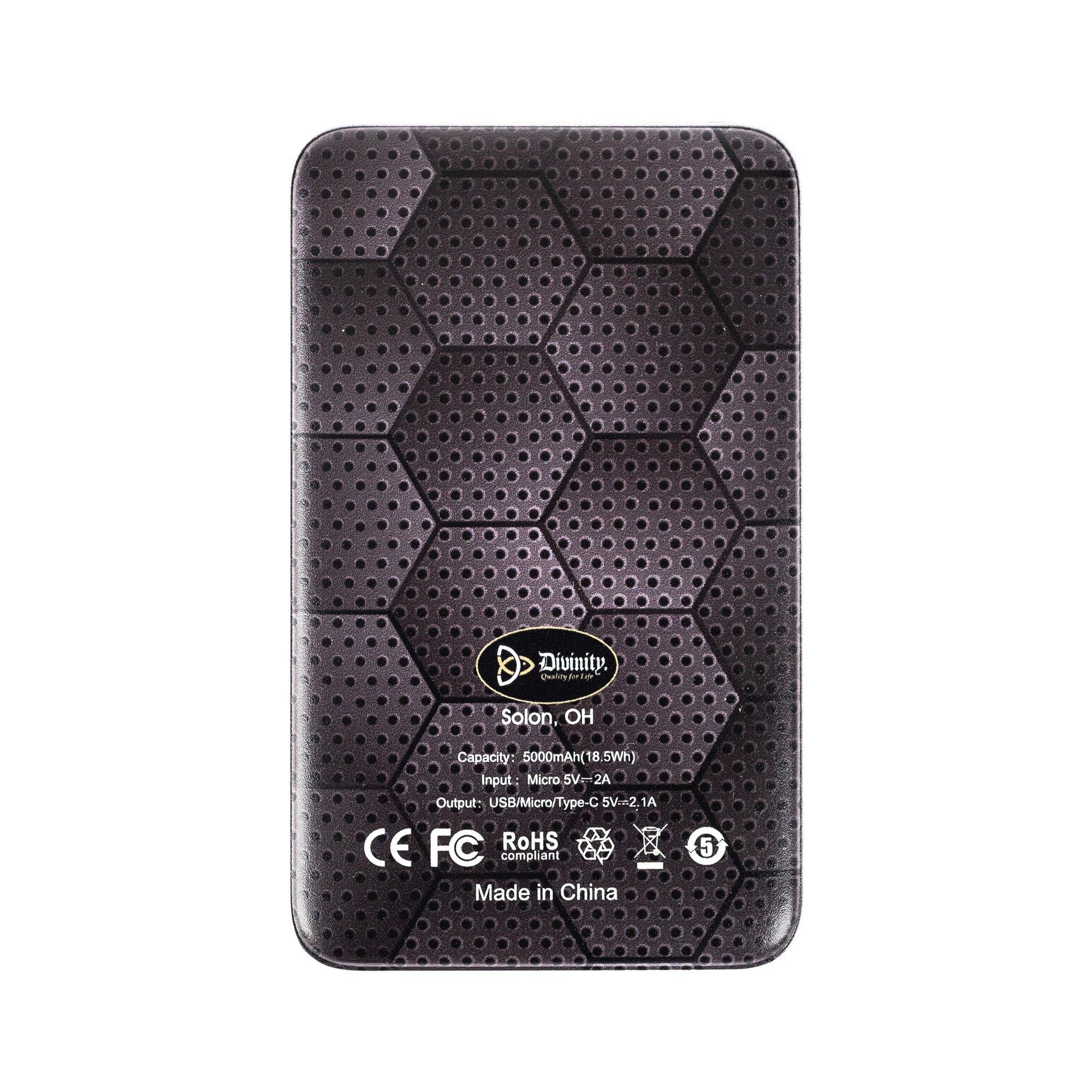 Divinity Boutique - Wholesale Portable Charger - Power Bank - Black - Be Strong3