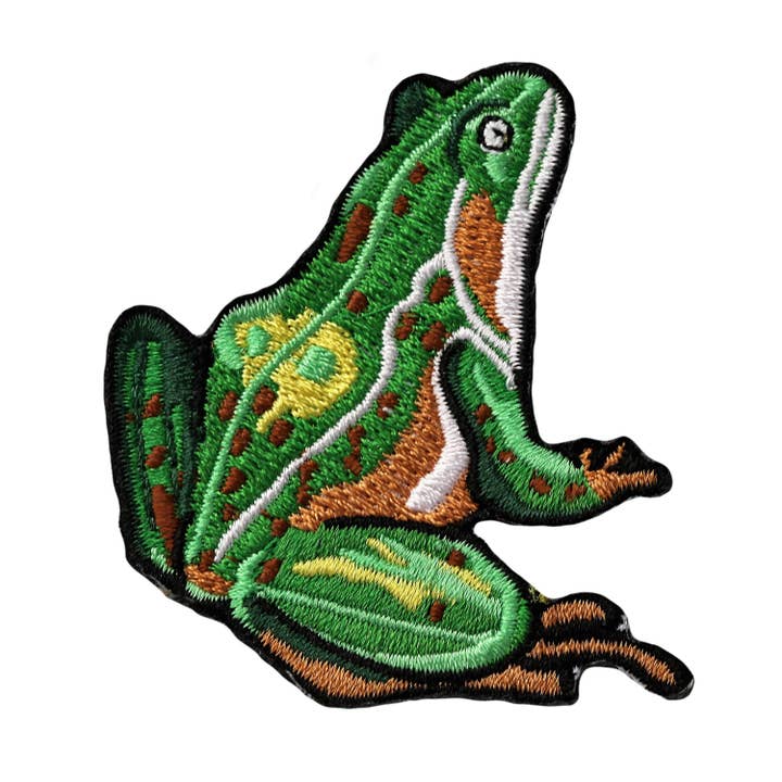 Leopard Frog Animal Patch - Iron-on for wholesale by Little Critterz