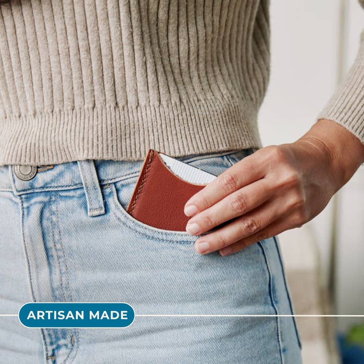 Card Holder | Leather Goods | Artisan Made | Unisex Gift for wholesale by Lazarus Artisan Goods