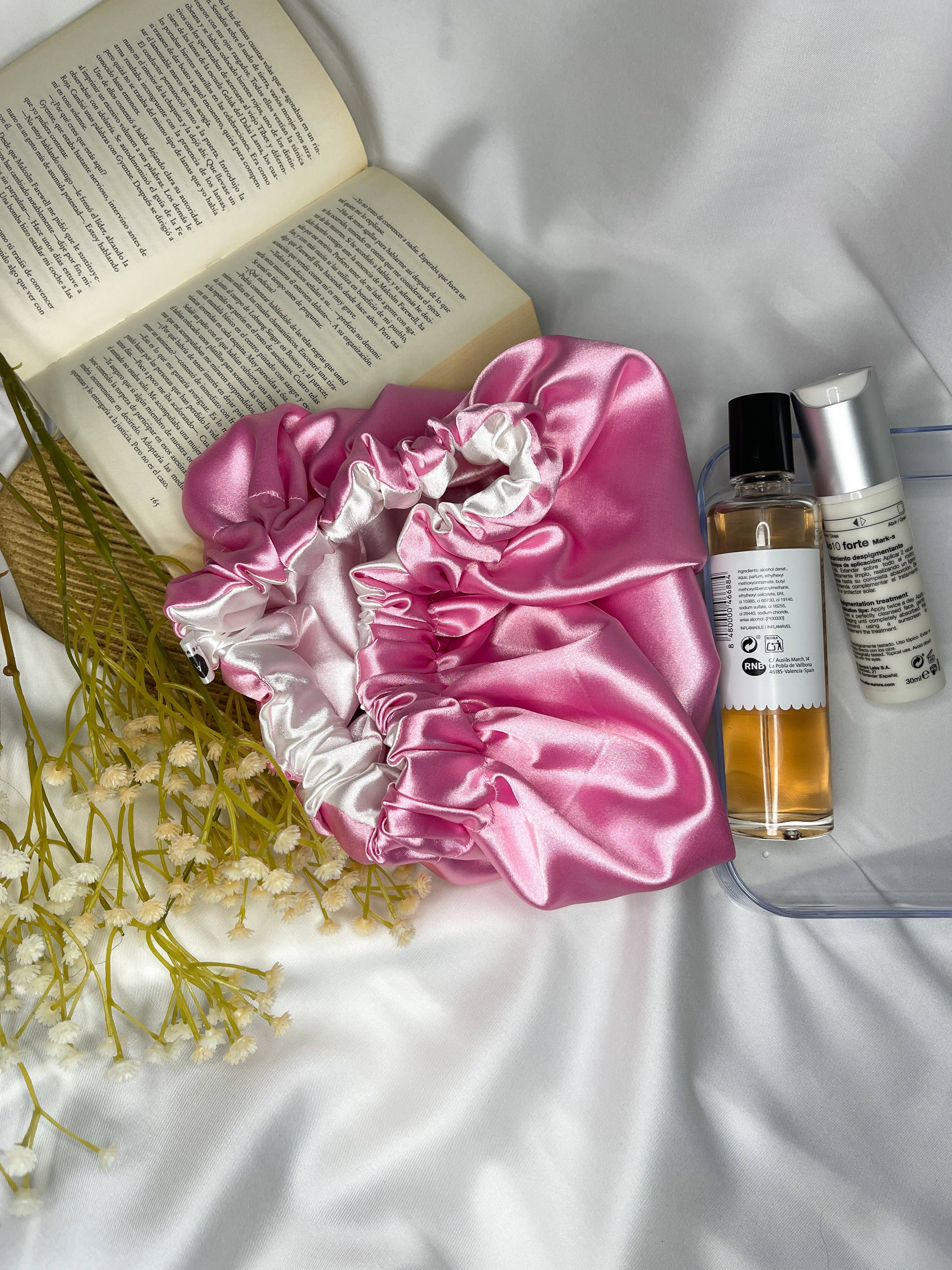 Asantewaa - Vente Bonnet de nuit – femme - Bonnet réversible en satin Candy