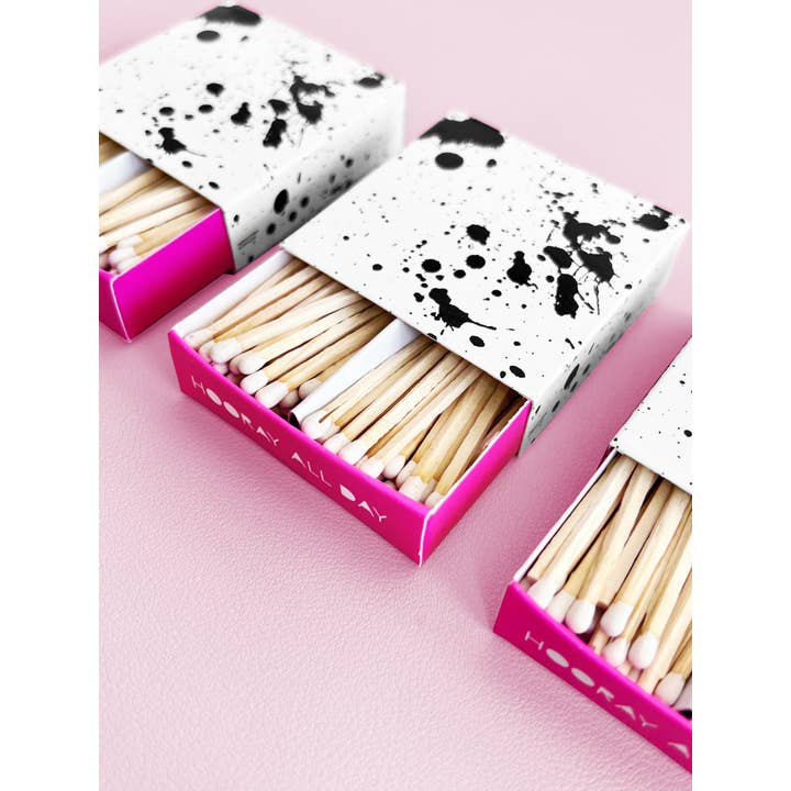 Hooray All Day - Wholesale Matches - Wooden Matches in Modern 2" Desktop Box