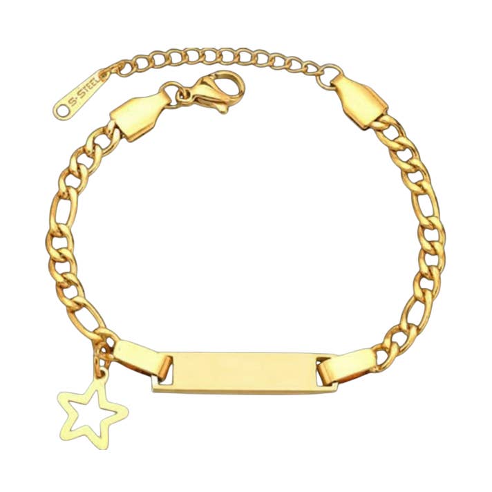 Kids Custom Star Bracelet for wholesale by Exclusive Engravings LLC
