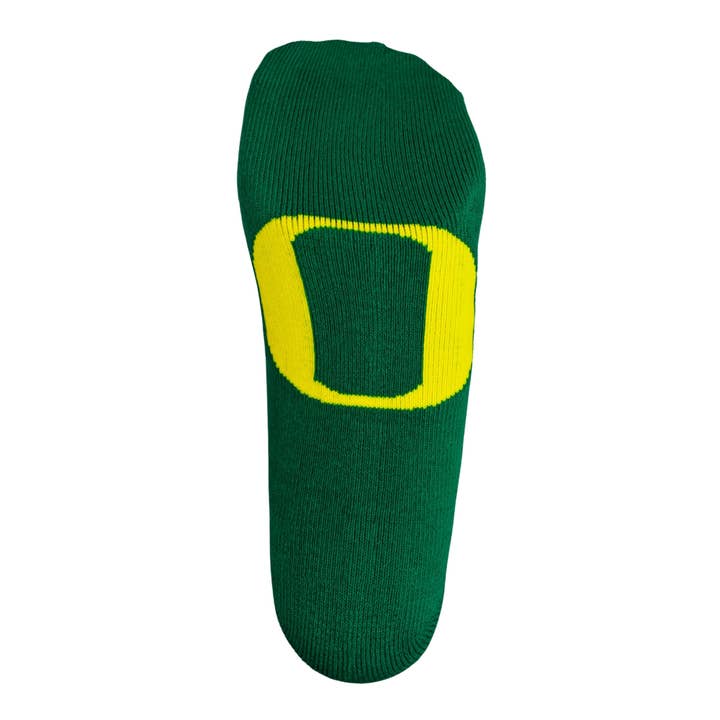 Donegal Bay - Wholesale Socks - Unisex - Oregon Ducks Green No-Show Footies2