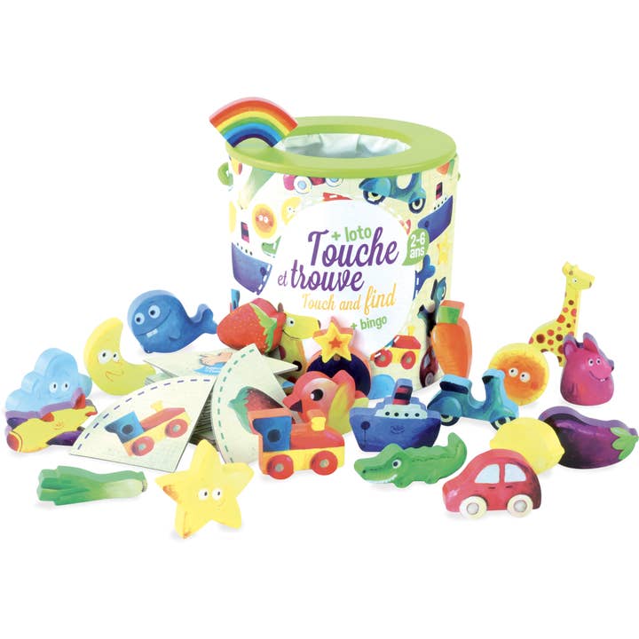 Hippychick – wholesale Board game – Vilac Touch and Find Game with Bingo – Sensory & Observation