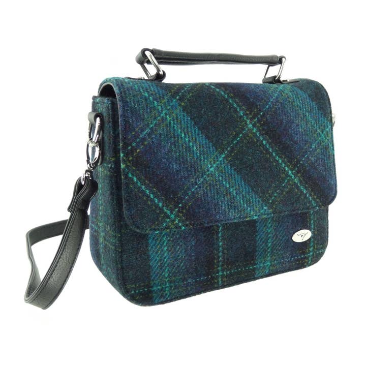 Sac carré écossais Harris en tweed pour la vente par Dublin Gift Company