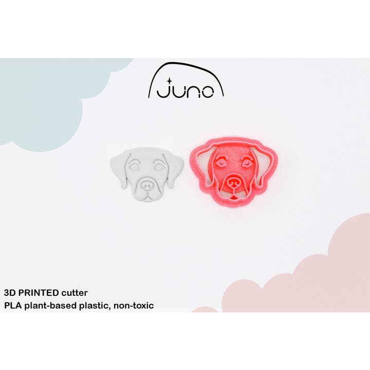 Juno 3D - Wholesale Cookie Cutter - Golden Retriever & Labrador Polymer Clay Cookie Cutter