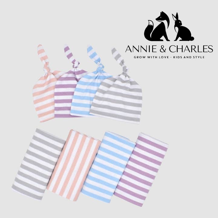 Annie&Charles Pequeno Milagre – Conjunto para Recém-Nascido por atacado de Annie & Charles