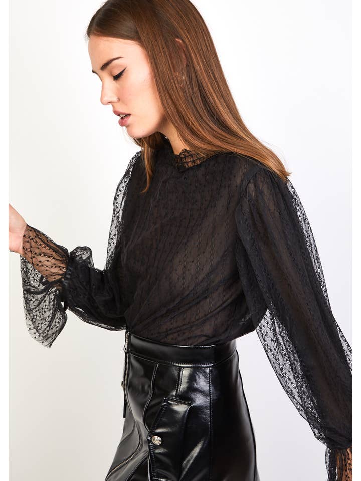 BanBat - Wholesale Blouse - Women's - Lace blouse REF: A37622